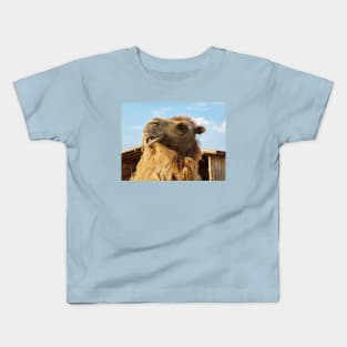 Portrait of Bactrian Camel Kids T-Shirt